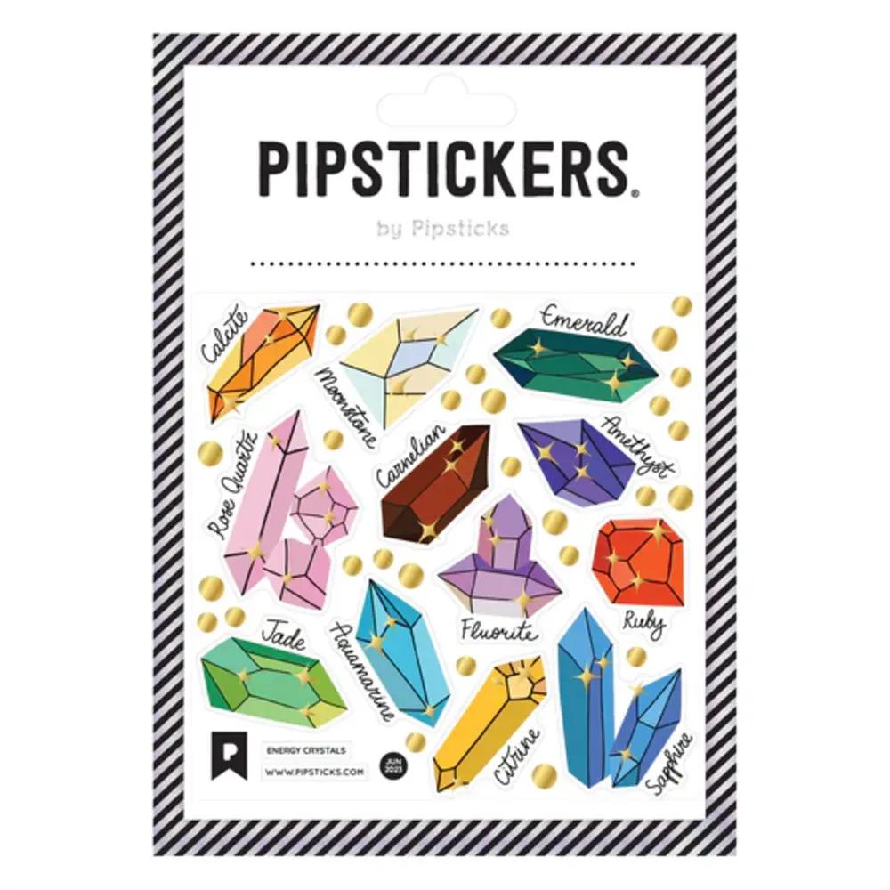 Pipsticks, Stickers, Art & School, 4"x4", Energy Crystals, 749253